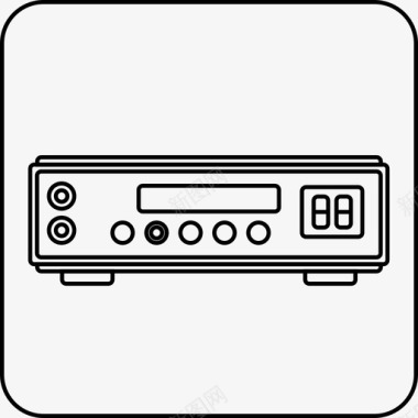 音频cd播放器音响系统图标