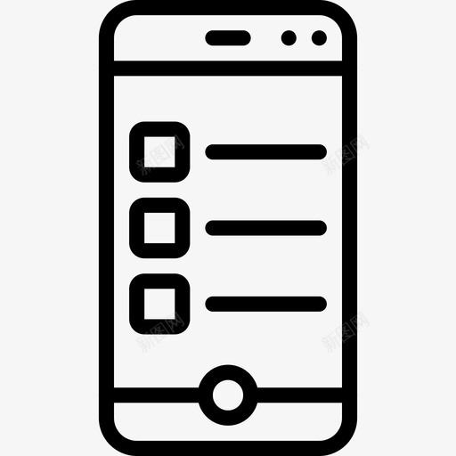 用户体验电话列表设备屏幕svg_新图网 https://ixintu.com 用户 体验 电话 列表 设备 屏幕 网站 窗口 线框 大纲