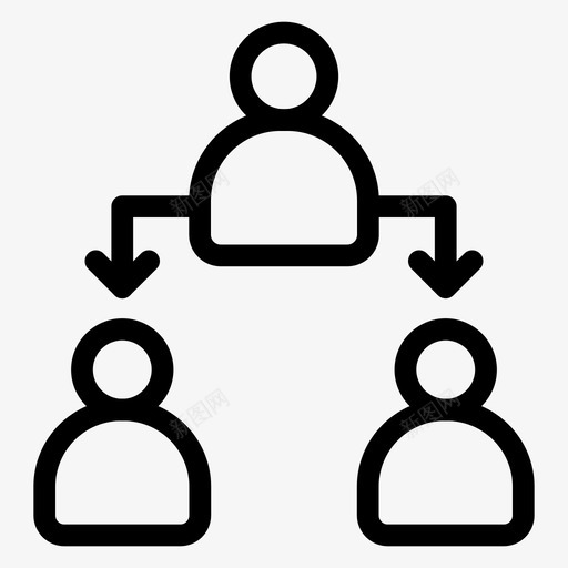 领导业务集团svg_新图网 https://ixintu.com 领导 业务 集团 管理 组织 办公室 线图 图标 第一 一卷