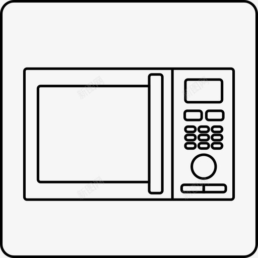 微波炉电器电子svg_新图网 https://ixintu.com 微波炉 电器 电子 厨房 家用电器