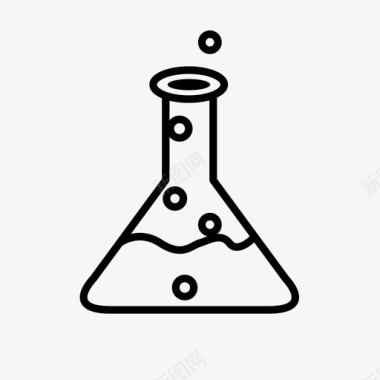 烧瓶化学实验室实验室图标