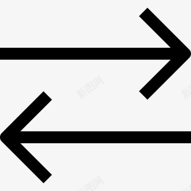 左箭头和右箭头基本界面图标