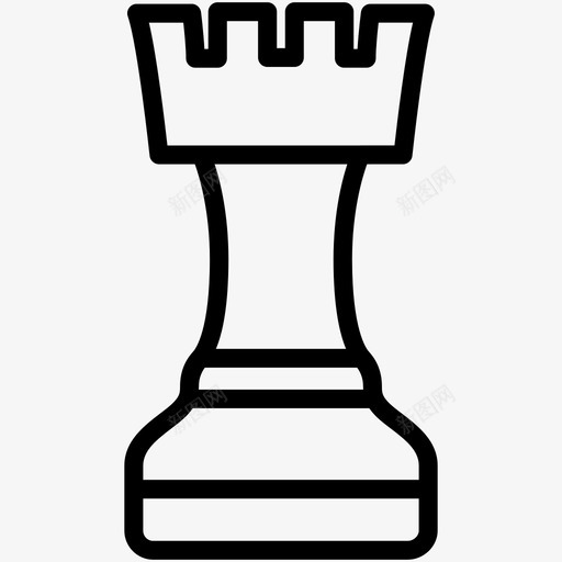 国际象棋城堡棋子svg_新图网 https://ixintu.com 国际象棋 城堡 棋子 游戏 策略 西洋棋 运动