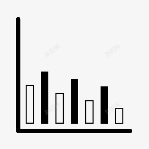 条形图图表分析图表应用程序svg_新图网 https://ixintu.com 图表 条形图 分析 分析图 应用程序 公告板 数据