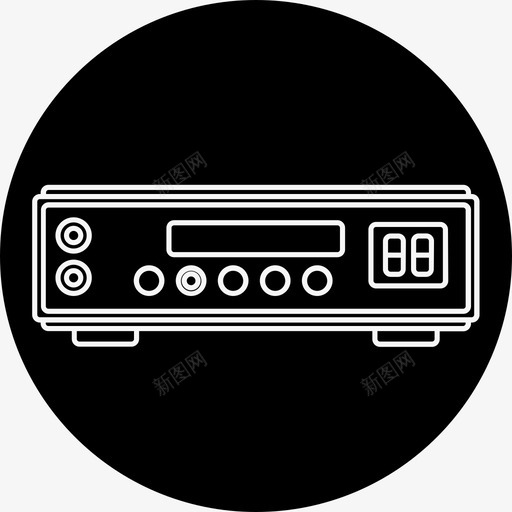 音频cd播放器音响系统svg_新图网 https://ixintu.com 音频 播放器 音响 系统 家庭 娱乐