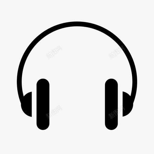 耳机耳边播放列表svg_新图网 https://ixintu.com 耳边 耳机 播放列表