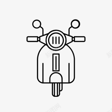 汽车摩托车交通工具图标