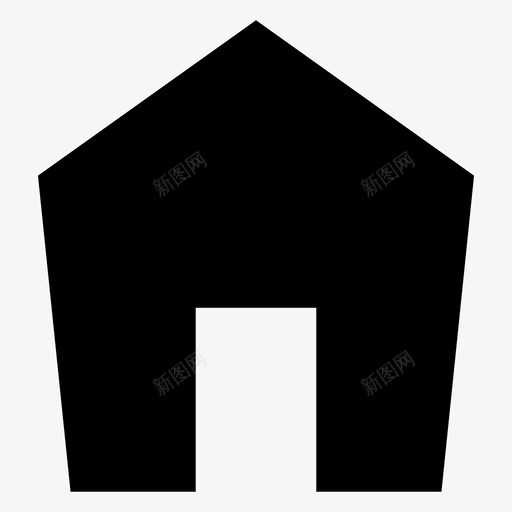 家房子粗体ui图标2svg_新图网 https://ixintu.com 房子 粗体 图标