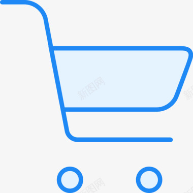 购物车icon填色图标