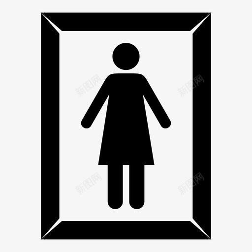 女性肖像相框绘画svg_新图网 https://ixintu.com 肖像 女性 相框 绘画 照片 家庭