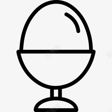 鸡蛋架鸡肉杯子图标