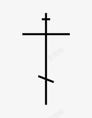 正统十字架基督徒耶稣图标