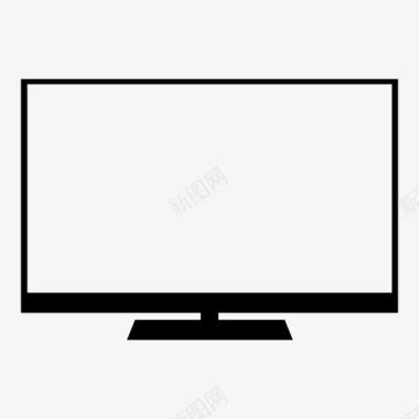 采购产品电视平板显示器图标