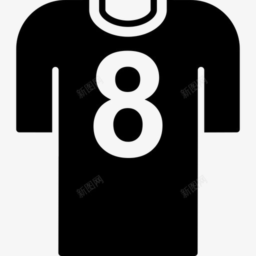 足球运动员8号T恤运动踢足球svg_新图网 https://ixintu.com 足球 运动员 号恤 运动 踢足球