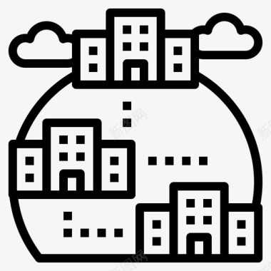 分公司公司国际图标