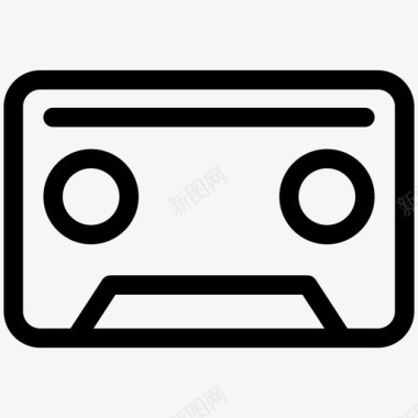 磁带音乐磁带录像机图标