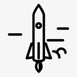 助推器太空火箭加速助推器高清图片