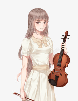 小提琴演奏师素材