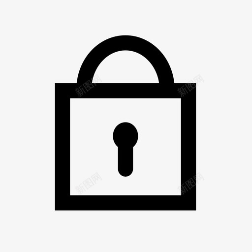 锁关私人svg_新图网 https://ixintu.com 锁关 私人