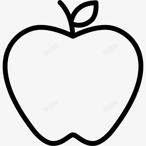 苹果美味食物svg_新图网 https://ixintu.com 苹果 美味 食物 水果 甜味 厨房