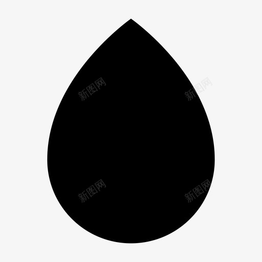 水滴粗体ui图标2svg_新图网 https://ixintu.com 水滴 粗体 图标