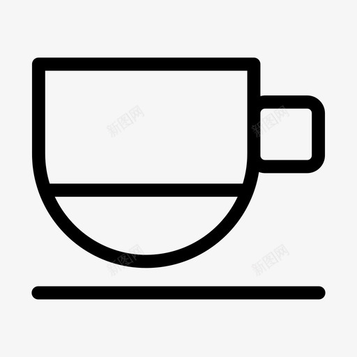 茶杯咖啡茶碟svg_新图网 https://ixintu.com 茶杯 咖啡 咖啡茶 茶碟