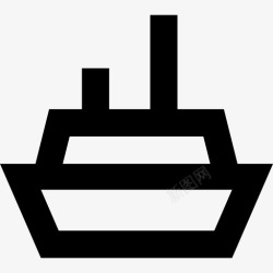 航船图标船巡航船字形图标高清图片