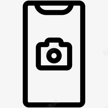 iphone摄像头iphonex手机图标