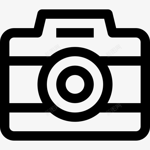 单反相机数码相机媒体svg_新图网 https://ixintu.com 摄像机 数码相机 单反 相机 媒体 多媒体 视频 最小 图标