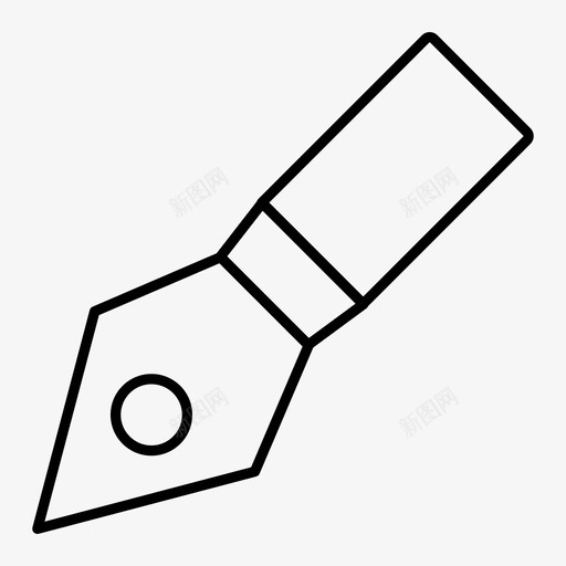 编辑银行钢笔svg_新图网 https://ixintu.com 银行 编辑 钢笔 铅笔 书写 金融 细线 图标