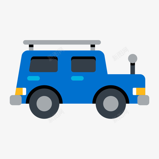 小汽车svg_新图网 https://ixintu.com 小汽车 多色 简约