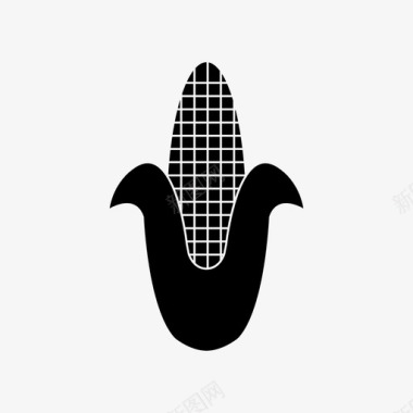 玉米食物自然图标