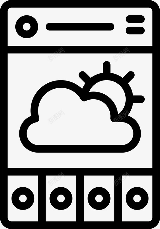 天气应用程序体验移动svg_新图网 https://ixintu.com 天气 应用程序 体验 移动 用户 概述