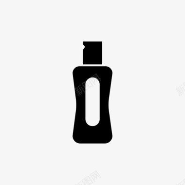瓶子护理清洁剂图标