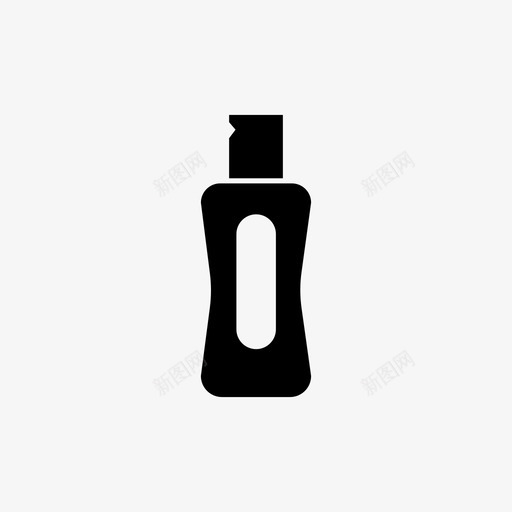 瓶子护理清洁剂svg_新图网 https://ixintu.com 清洁剂 瓶子 护理 番茄酱 漱口 口水