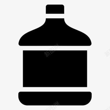 加仑瓶子加仑水图标