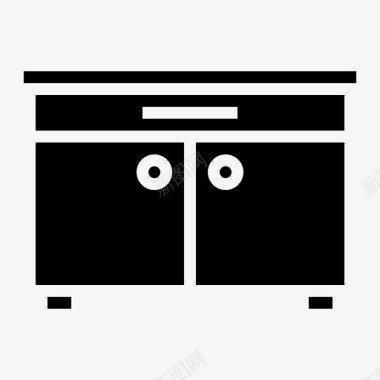 餐具柜橱柜家具图标