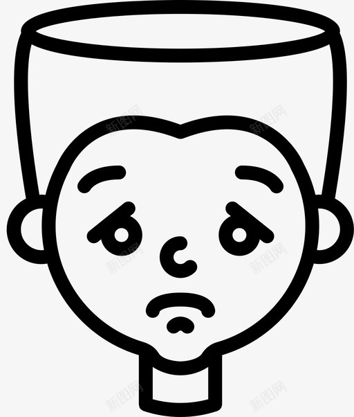 悲伤的男孩化身卡通svg_新图网 https://ixintu.com 悲伤 男孩 卡通 化身 卡通人 人物 轮廓
