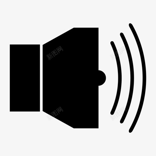 音量音频电脑svg_新图网 https://ixintu.com 音量 音频 电脑音乐 噪音