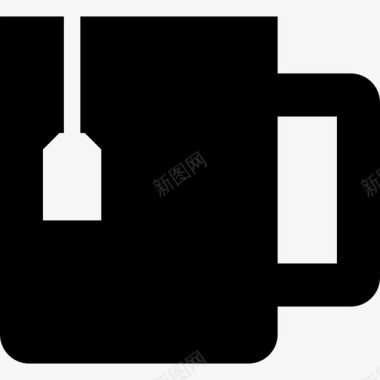 一杯茶饮料咖啡图标