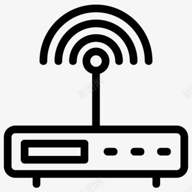 wifi路由器接入点wifi热点图标