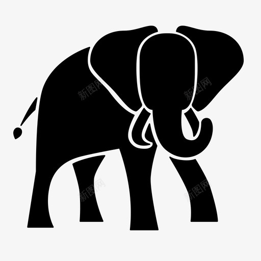 大象动物泰国svg_新图网 https://ixintu.com 大象 动物 泰国