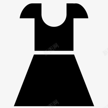 服装时装女人图标