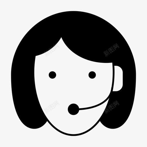 客户服务呼叫中心女孩svg_新图网 https://ixintu.com 客户服务 呼叫中心 女孩 耳机 服务中心
