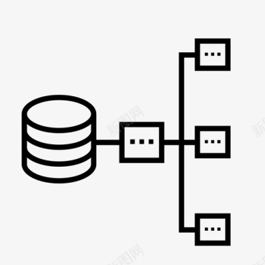 数据库管理分析体系结构图标
