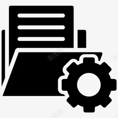 文档管理文档设置文档存储图标