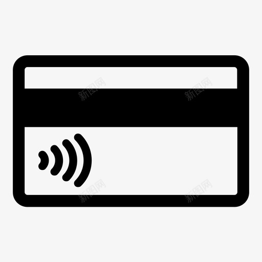卡结帐钱svg_新图网 https://ixintu.com 商店 结帐 钱支付 支付 无线 大胆