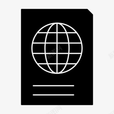 护照国外国际图标