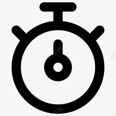计时器秒表计时器必需品系列图标