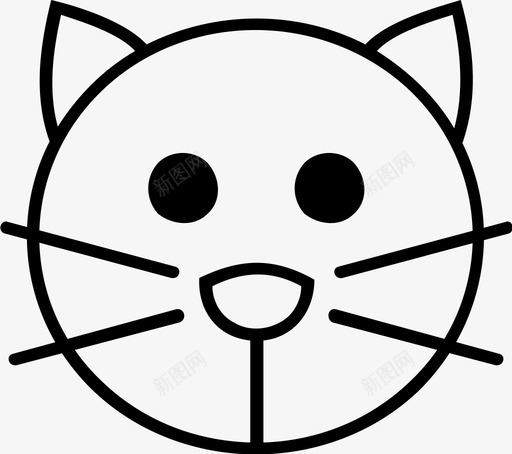 猫动物毛皮svg_新图网 https://ixintu.com 动物 毛皮 哺乳动物 喵喵